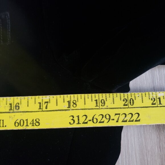 Guess Blazer Jacket Mens M Black Velvet Two Button Tailored Jacket Marciano - Picture 7 of 8